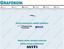 Tablet Screenshot of grafokom.cz